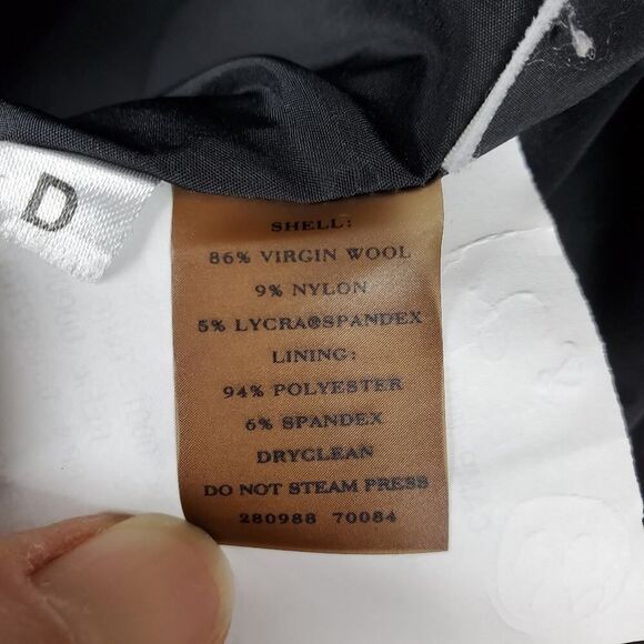 Ann Taylor Button Front Blazer Jacket Black Size 2 - Picture 8 of 9